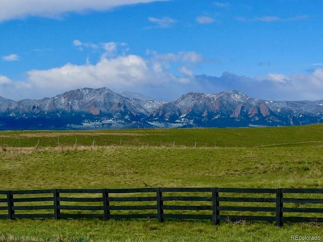 4586 N 95th St, Lafayette, CO 80026 - view of mountain backdrop featuring rural landscape and agricultural land