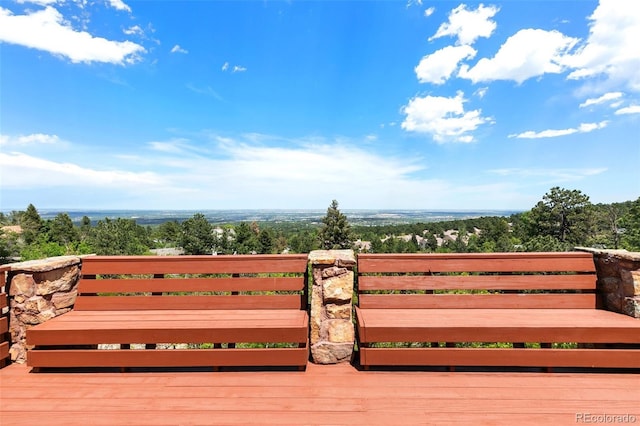 4 Pine Rd, Colorado Springs, CO 80906 - view of deck