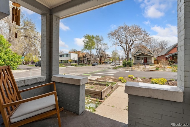 3059 N Humboldt St, Denver, CO 80205 - view of patio featuring a residential view
