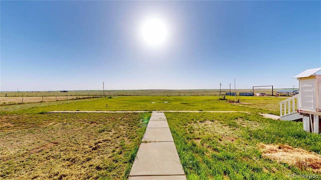 66095 E Kettle Pl, Byers, CO 80103 - view of grassy yard featuring a view of rural / pastoral area