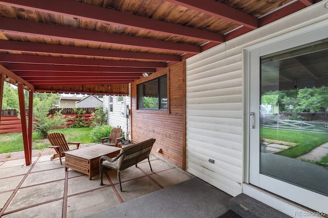 1325 S Grape St, Denver, CO 80222 - view of patio