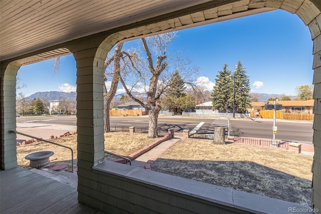 835 N Union Blvd, Colorado Springs, CO 80909 - view of patio with a mountain view