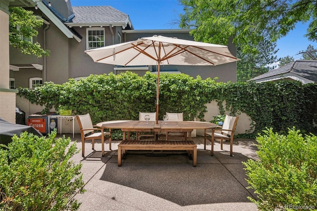 141 N Gilpin St, Denver, CO 80218 - view of patio featuring outdoor dining area