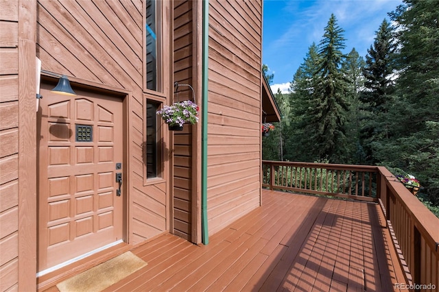31673 Ponderosa Way, Evergreen, CO 80439 - view of wooden deck