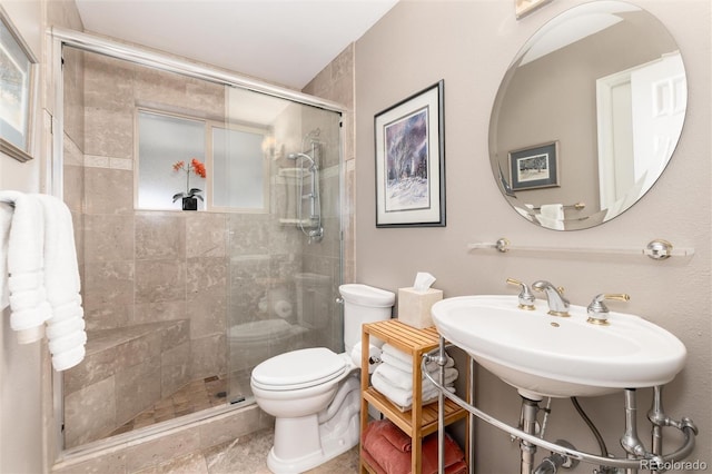 31673 Ponderosa Way, Evergreen, CO 80439 - bathroom featuring toilet and a stall shower