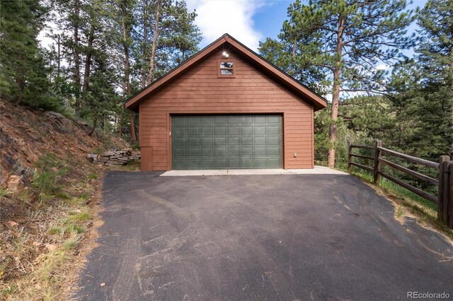31673 Ponderosa Way, Evergreen, CO 80439 - view of detached garage