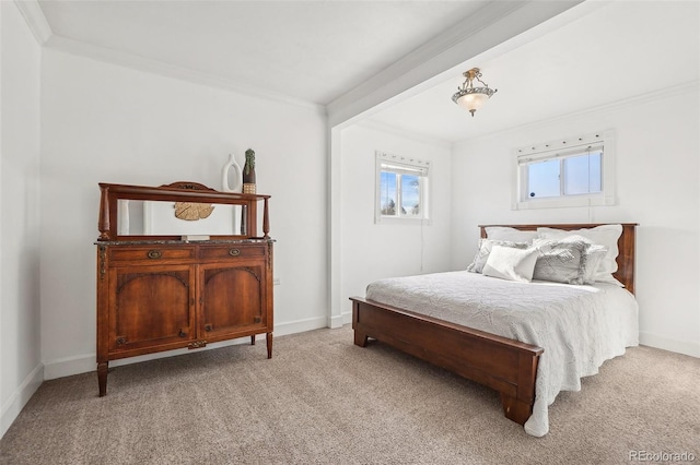 4883 Perry St, Denver, CO 80212 - bedroom featuring crown molding and light carpet