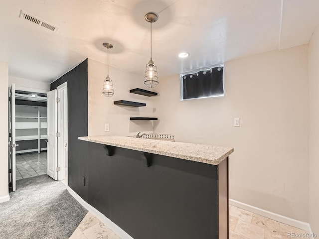 170 W Midway Blvd, Broomfield, CO 80020 - bar featuring baseboards and pendant lighting