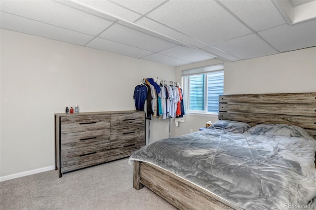 5075 Weeping Willow Cir, Highlands Ranch, CO 80130 - carpeted bedroom featuring a drop ceiling