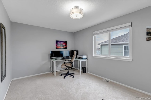 5075 Weeping Willow Cir, Highlands Ranch, CO 80130 - carpeted office with baseboards