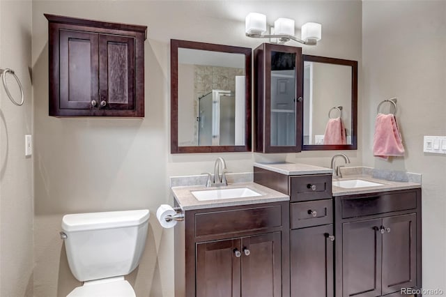 5075 Weeping Willow Cir, Highlands Ranch, CO 80130 - full bath featuring double vanity and a stall shower