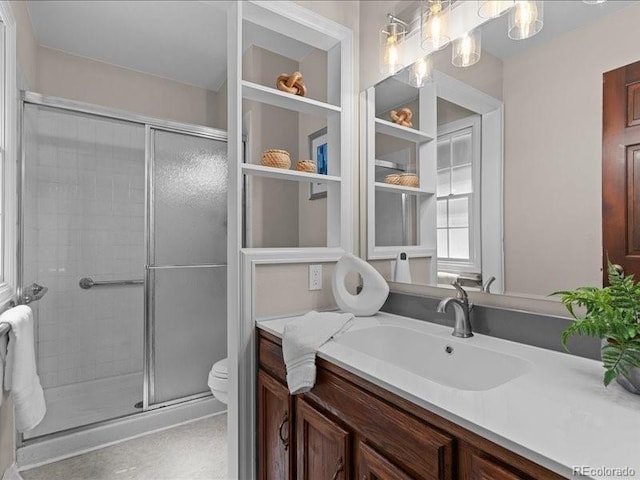 7101 W Yale Ave Unit 1305, Denver, CO 80227 - bathroom featuring vanity and a stall shower