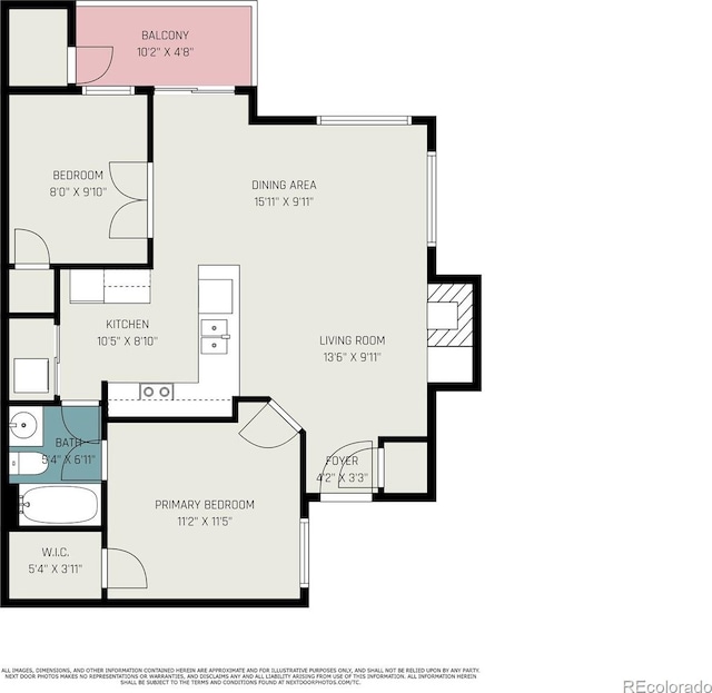 4076 S Carson St Unit H, Aurora, CO 80014 - view of home floor plan