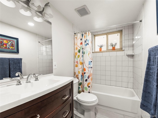 2695 S Logan St, Denver, CO 80210 - full bath with vanity, toilet, and shower / tub combo