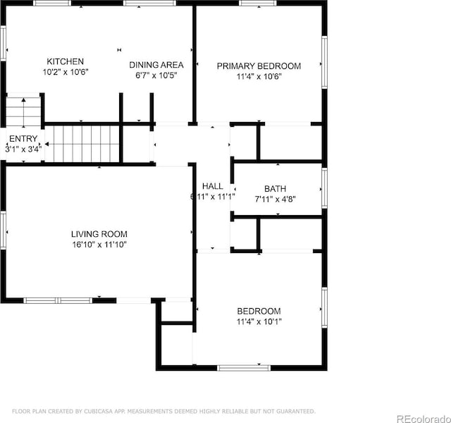 2695 S Logan St, Denver, CO 80210 - property floor plan