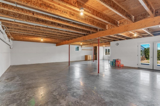 573 Beasley Blvd, Cotopaxi, CO 81223 - basement with french doors