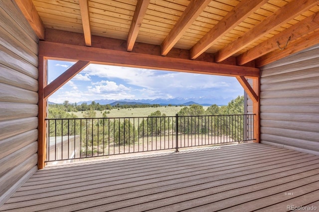 573 Beasley Blvd, Cotopaxi, CO 81223 - deck with a mountain view
