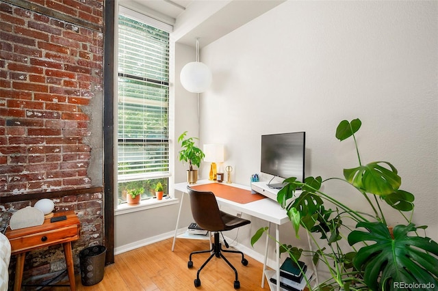 3225 Blake St Unit 4, Denver, CO 80205 - office with wood-type flooring and plenty of natural light