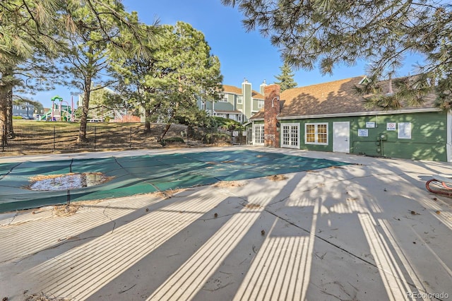 8199 Welby Rd Unit 3102, Denver, CO 80229 - view of pool with french doors and a patio area