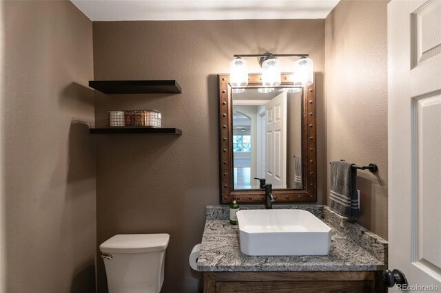 24733 E Park Crescent Dr, Aurora, CO 80016 - bathroom with toilet and vanity