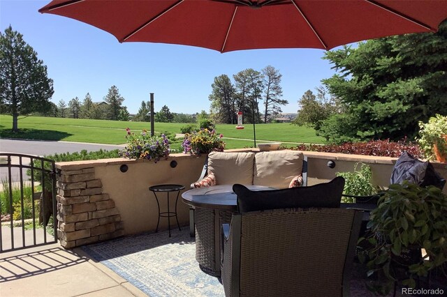 24733 E Park Crescent Dr, Aurora, CO 80016 - view of patio
