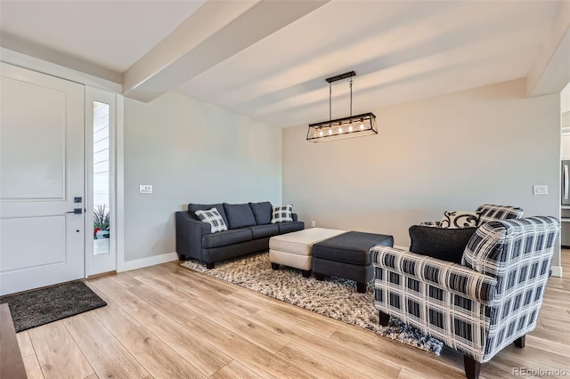 229 High Meadows Loop, Elizabeth, CO 80107 - living area featuring light wood finished floors and baseboards