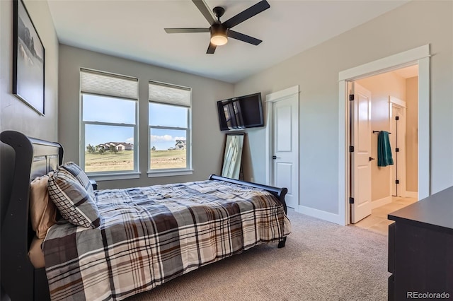 229 High Meadows Loop, Elizabeth, CO 80107 - bedroom featuring carpet floors and a ceiling fan