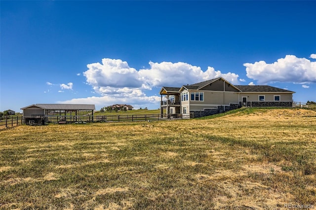 229 High Meadows Loop, Elizabeth, CO 80107 - view of yard with a rural view