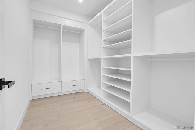 1491 S York St, Denver, CO 80210 - walk in closet featuring light wood-style floors