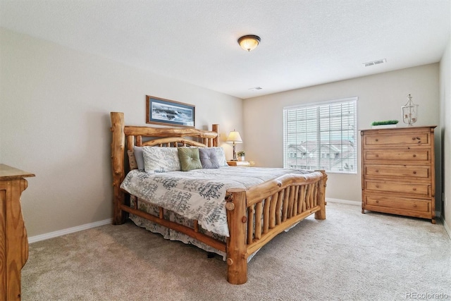 bedroom with carpet floors