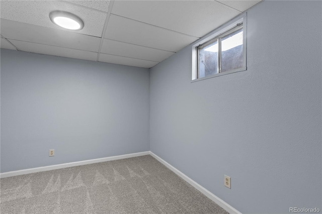 3720 S Fairplay Way, Aurora, CO 80014 - below grade area with baseboards and carpet