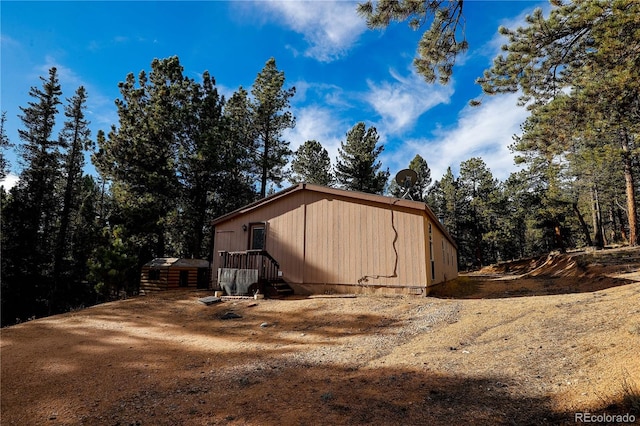 view of outbuilding