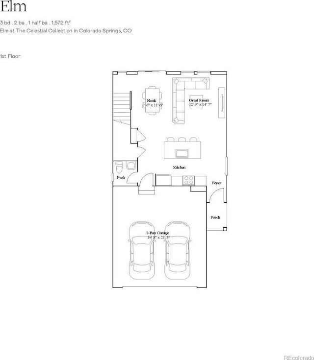 1149 Redfish Pt, Colorado Springs, CO 80904 - home floor plan
