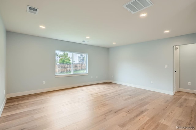 6000 Yarrow St, Arvada, CO 80004 - unfurnished room featuring light wood-style floors, recessed lighting, and visible vents