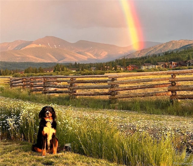 277 Hay Meadow Dr, Fraser, CO 80442 - view of mountain backdrop featuring rural landscape