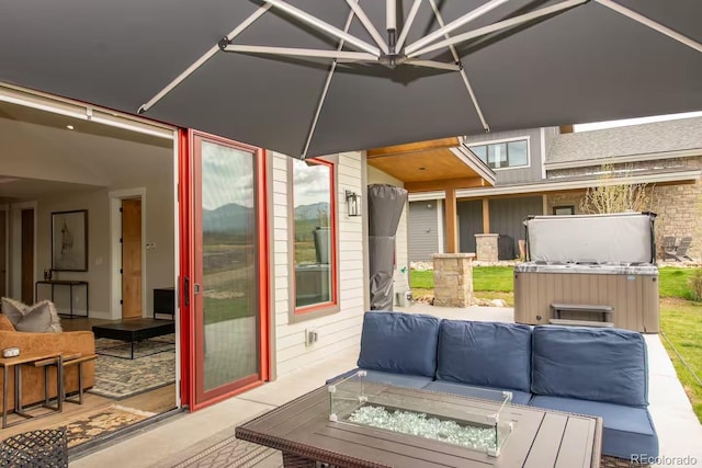 277 Hay Meadow Dr, Fraser, CO 80442 - view of patio featuring outdoor lounge area