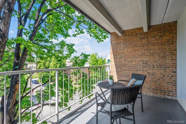 4801 E 9th Ave Unit 402S, Denver, CO 80220 - view of balcony