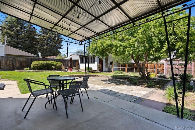 3147 W 39th Ave, Denver, CO 80211 - view of patio / terrace featuring outdoor dining space