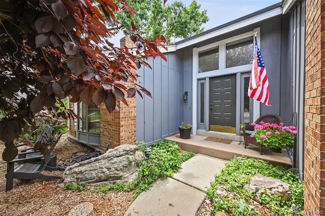 8413 E Jamison Cir, Englewood, CO 80112 - entrance to property with brick siding