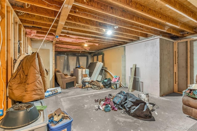 3569 County Road 19, Florence, CO 81226 - view of unfinished basement