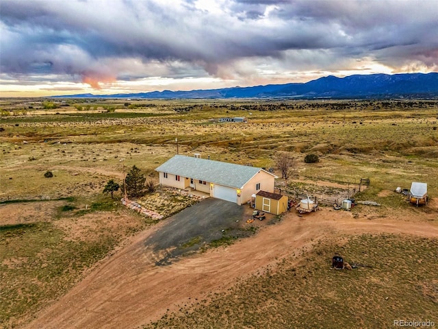 3569 County Road 19, Florence, CO 81226 - overview of rural landscape featuring a mountain backdrop