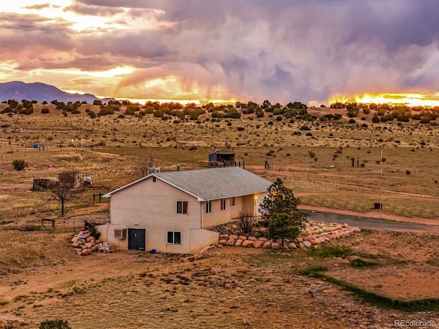 3569 County Road 19, Florence, CO 81226 - overview of rural landscape featuring a mountain backdrop