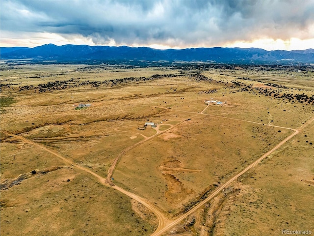 3569 County Road 19, Florence, CO 81226 - aerial view of sparsely populated area with a mountainous background