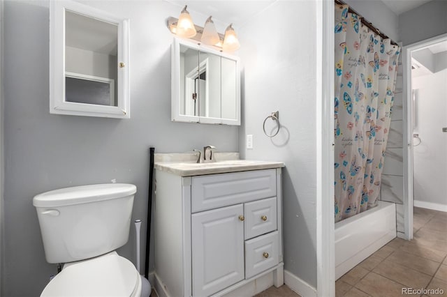 10211 Ura Ln Unit 8-102, Thornton, CO 80260 - bathroom with vanity, tile patterned flooring, and shower / tub combo