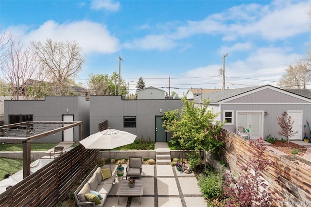 3168 W 29th Ave, Denver, CO 80211 - view of patio / terrace featuring french doors