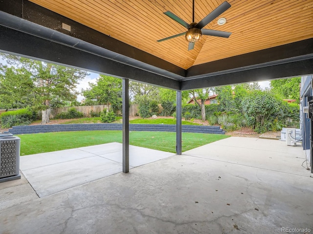 22 Rangeview Dr, Wheat Ridge, CO 80215 - view of patio with a ceiling fan