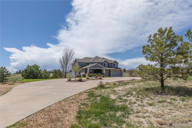 2339 Elkhorn St, Parker, CO 80138 - craftsman house featuring concrete driveway and a garage