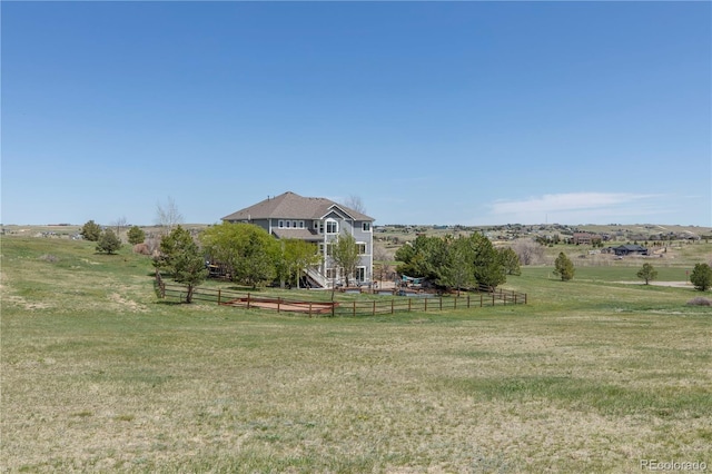 2339 Elkhorn St, Parker, CO 80138 - view of yard featuring a view of countryside