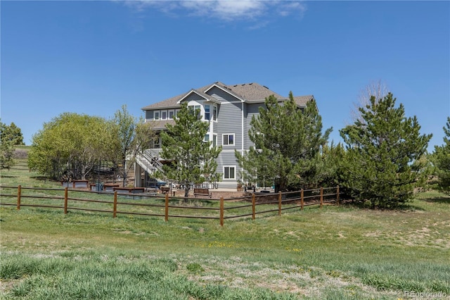 2339 Elkhorn St, Parker, CO 80138 - view of yard with a view of countryside