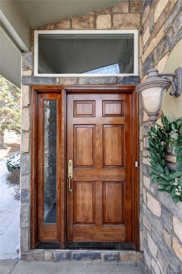 view of property entrance